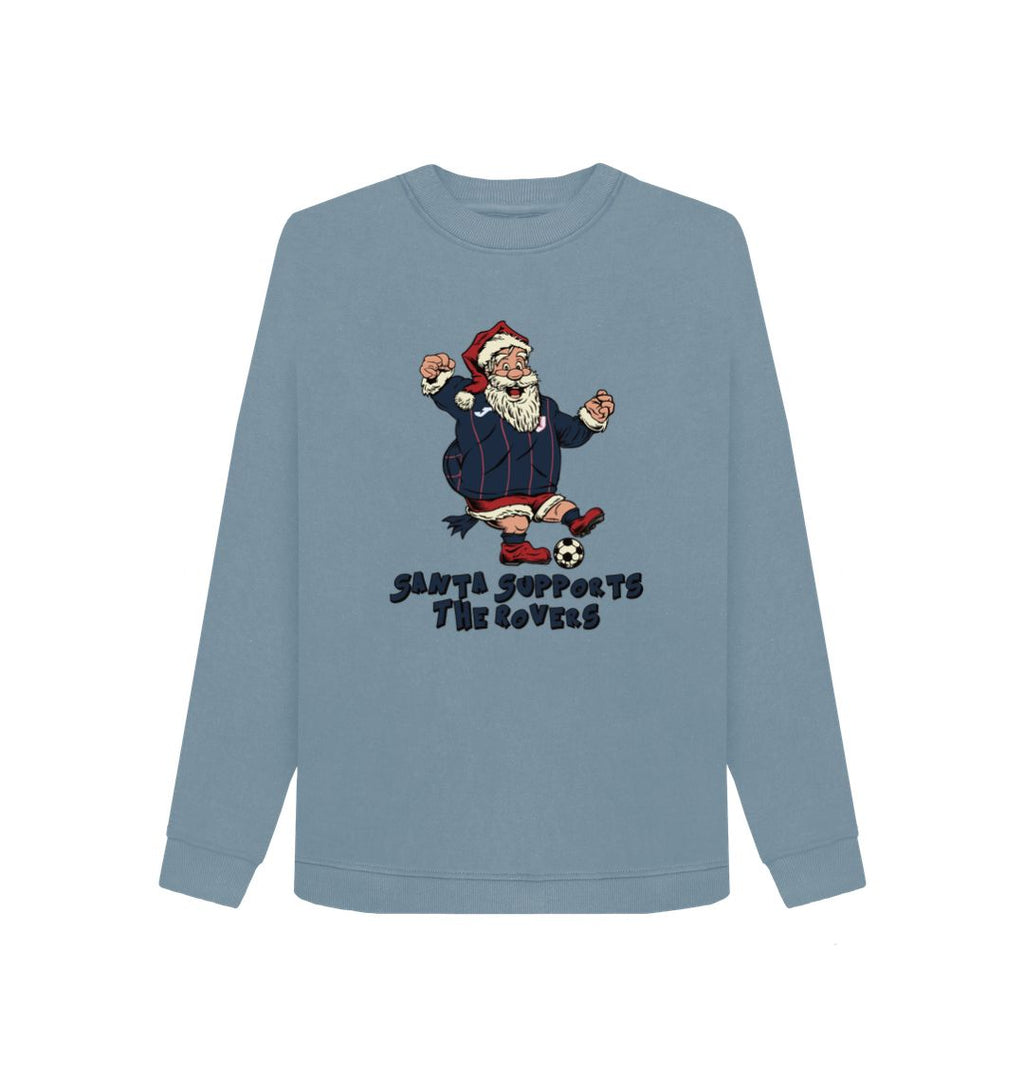 Stone Blue Raith Rovers Women's Santa Jumper