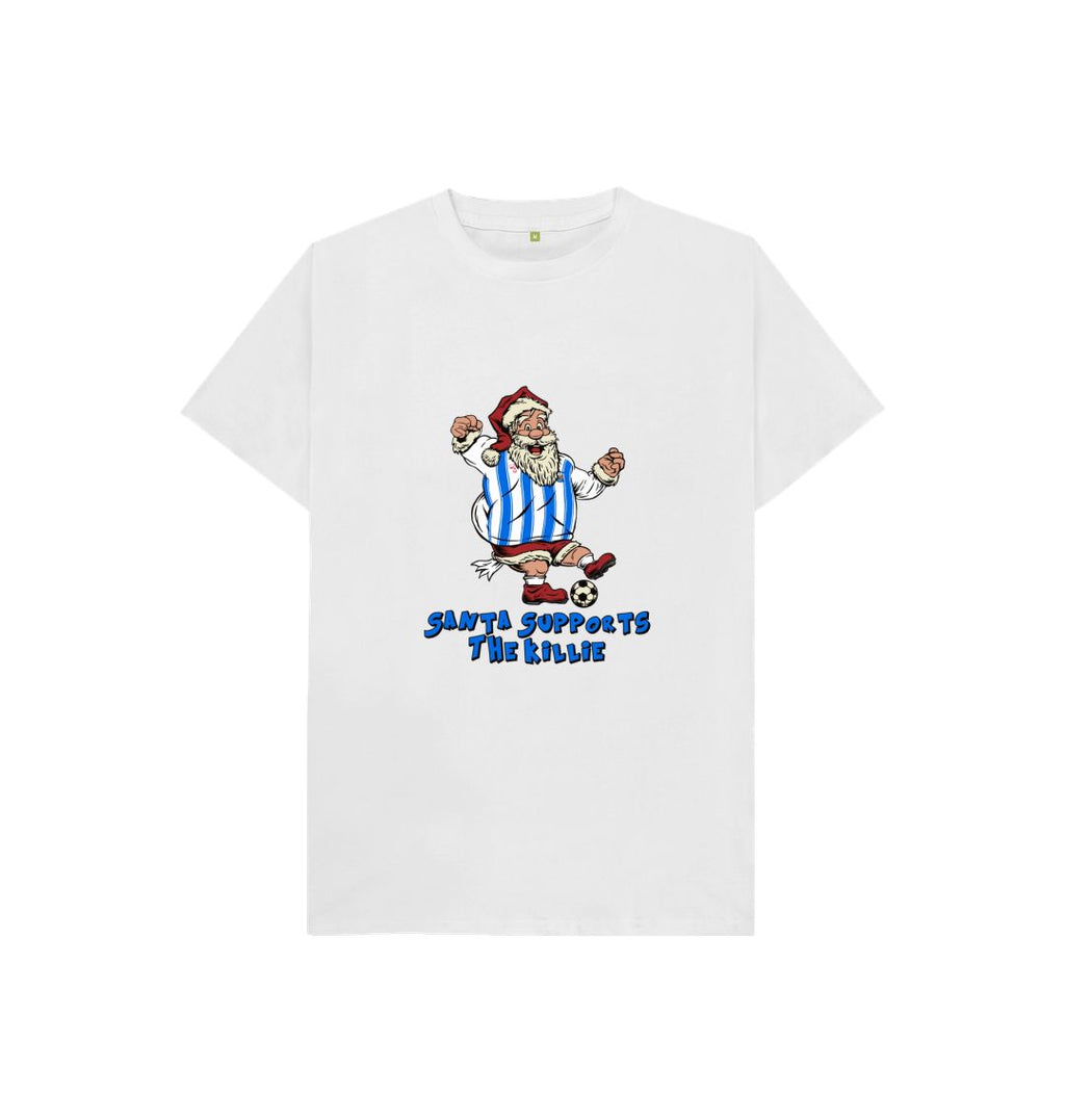 White Kilmarnock Kids Santa T-shirt